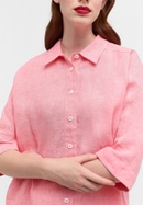 shirt-blouse in apricot plain