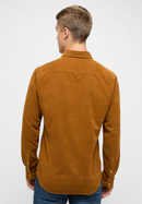 SLIM FIT Overhemd in camel vlakte