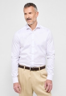 SUPER SLIM Luxury Shirt in wit vlakte