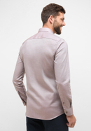 SLIM FIT Shirt in brown structured