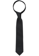 Tie in black plain