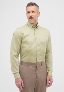 SLIM FIT Overhemd in pistache vlakte
