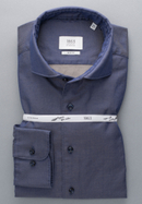 SLIM FIT Soft Luxury Shirt in denim vlakte