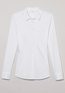 Jersey Shirt Blouse blanc uni