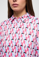 shirt-blouse in sky blue printed