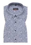 MODERN FIT Shirt in blue printed