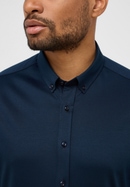 MODERN FIT Hemd in dunkelblau unifarben