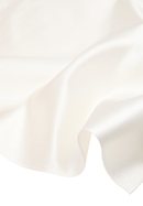 Pochette de costume blanc uni