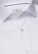 SLIM FIT Luxury Shirt in wit vlakte