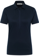 Jersey Shirt Blouse in dark blue plain