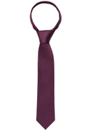 Cravate bleu marine/rouge structuré
