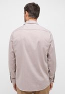 COMFORT FIT Shirt in beige checkered