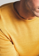 ETERNA plain men’s knitted crew neck sweater