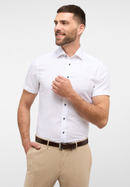 ETERNA textured short-sleeved shirt SLIM FIT