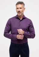 SLIM FIT Soft Luxury Shirt in burgundy plain
