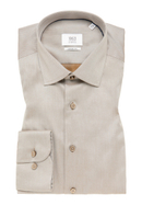 COMFORT FIT Luxury Shirt in taupe plain