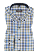 MODERN FIT Shirt in khaki checkered
