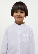 Linen Shirt in white plain