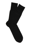 Socken in schwarz unifarben
