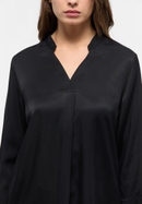 Viscose Shirt Blouse in black plain