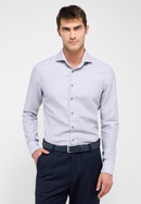 SLIM FIT Linen Shirt gris uni