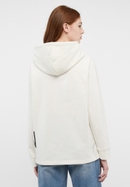 Sweatshirt in off-white plain