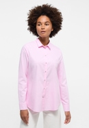Oxford Shirt Bluse in rosa unifarben