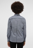 shirt-blouse in navy striped