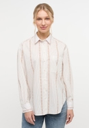shirt-blouse in camel printed