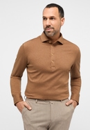 MODERN FIT Jersey Shirt in hazelnut plain