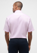COMFORT FIT Hemd in rosa strukturiert