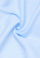 Linen Shirt Blouse bleu clair uni