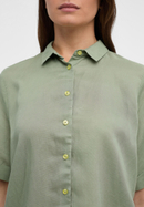 shirt-blouse in khaki plain