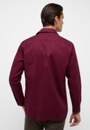 COMFORT FIT Original Shirt in wine red plain