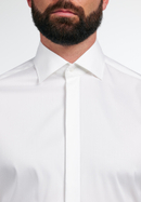 MODERN FIT Performance Shirt in beige plain