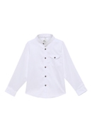 Soft Luxury Shirt in wit vlakte