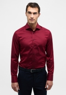 SLIM FIT Luxury Shirt rouge rubis uni
