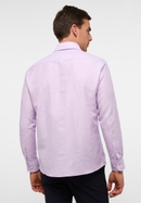 COMFORT FIT Linen Shirt in lavender unifarben