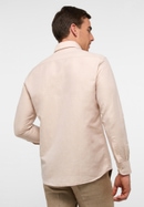 MODERN FIT Linen Shirt in beige unifarben