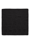 Pocket square in black patterned