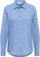 shirt-blouse in indigo plain