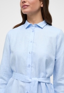 Linen Shirt in hellblau unifarben