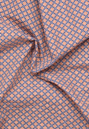 COMFORT FIT Hemd in orange bedruckt