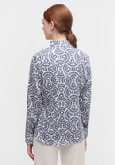 shirt-blouse in navy printed