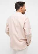 COMFORT FIT Linen Shirt in beige plain