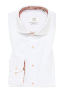 COMFORT FIT Soft Luxury Shirt in wit vlakte