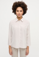 shirt-blouse in taupe plain