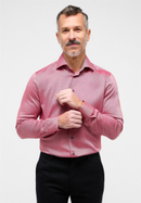SLIM FIT Performance Shirt in bordeaux structured