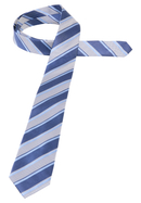 Krawatte in rauchblau gestreift