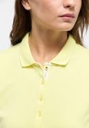 Polo shirt in vanilla plain